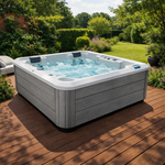 Ultimate ECO Spa 002 Gris clair - Jacuzzi 4 places - Baignoire de bien-être