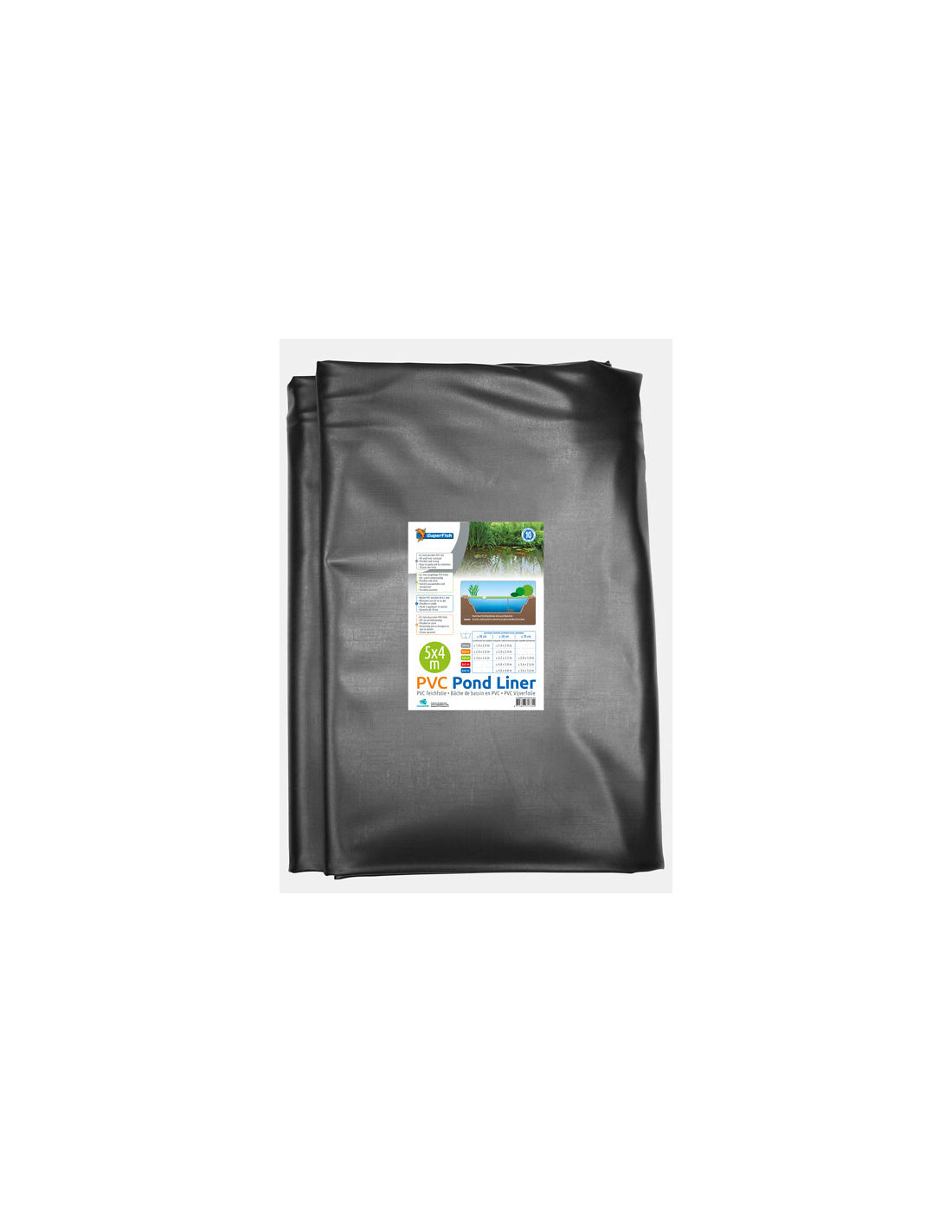 Vijverfolie 5x4m - SuperFish