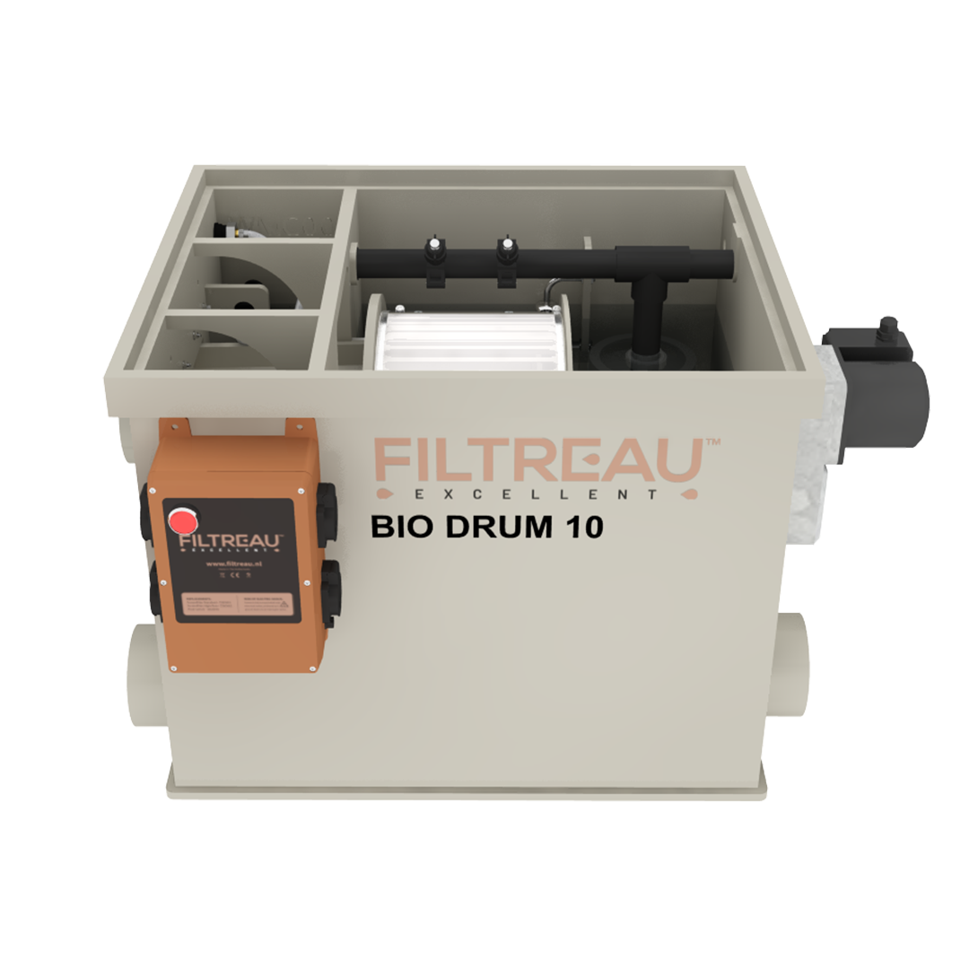 Sistema de filtración WMC Excellent Bio Drum 10 XS - Filtreau