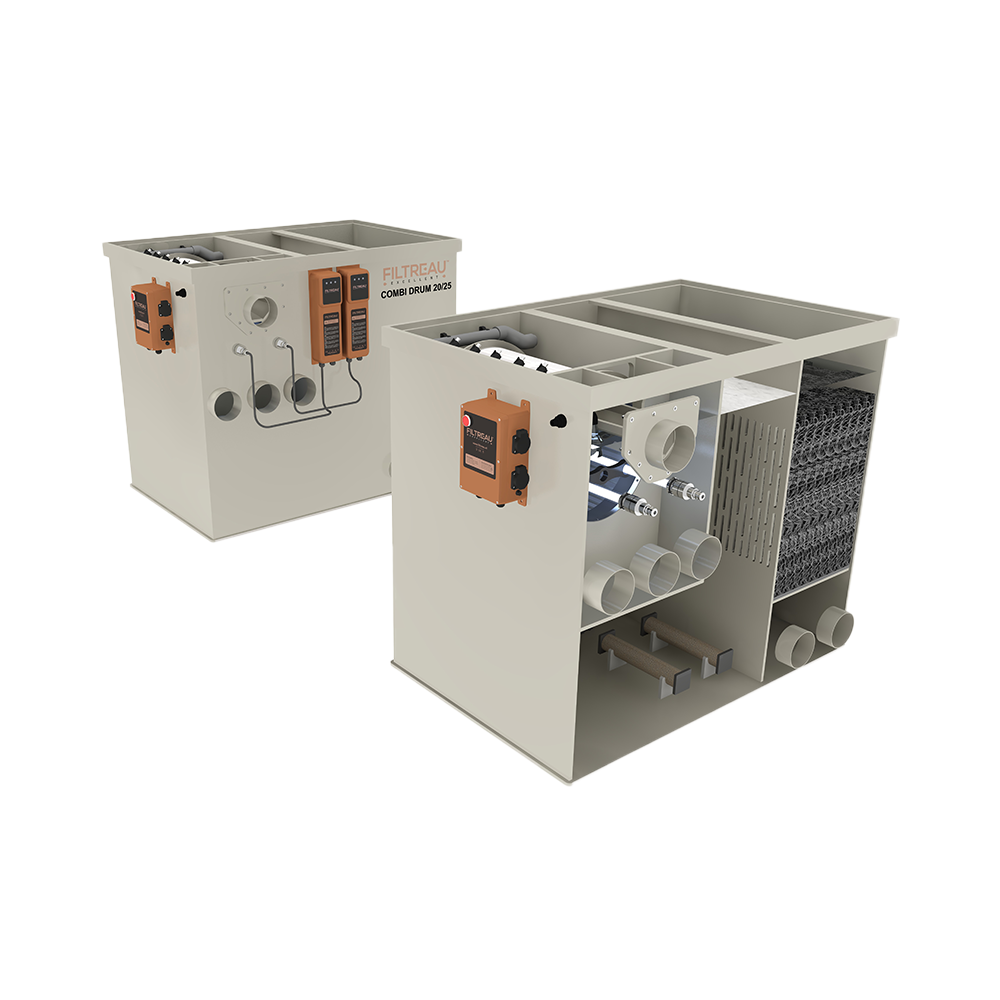 WMC Combi Drum 20/25 Filter System - Filtreau