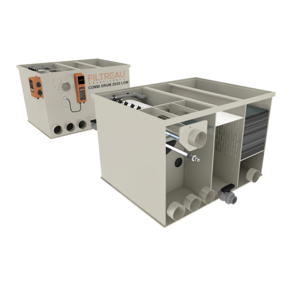WMC Combi Drum 20/25 Low Trommelfilter - Filtreau