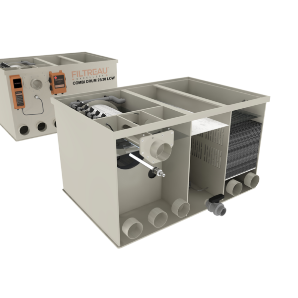 WMC Combi Drum 25/30 Low Trommelfilter - Filtreau