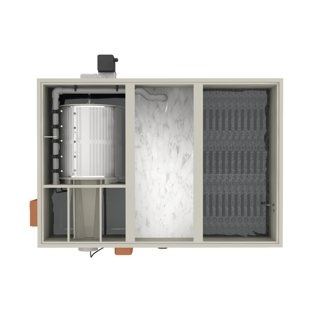 Filtro a tamburo WMC Combi Drum 25/30 Low - Filtreau