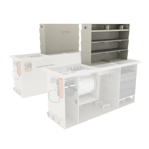 WMC Combi Drum 30/45 L In Line trommelfilter - Filtreau