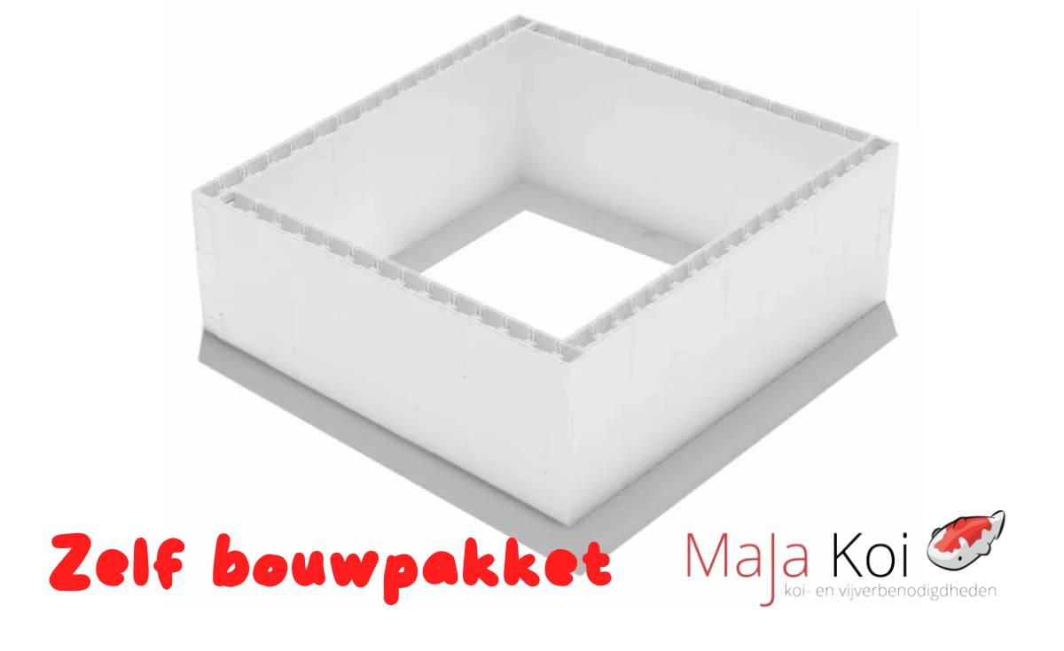 Kit de montaje de bloques para piscina - 3,00 x 3,00 x 1,20 m