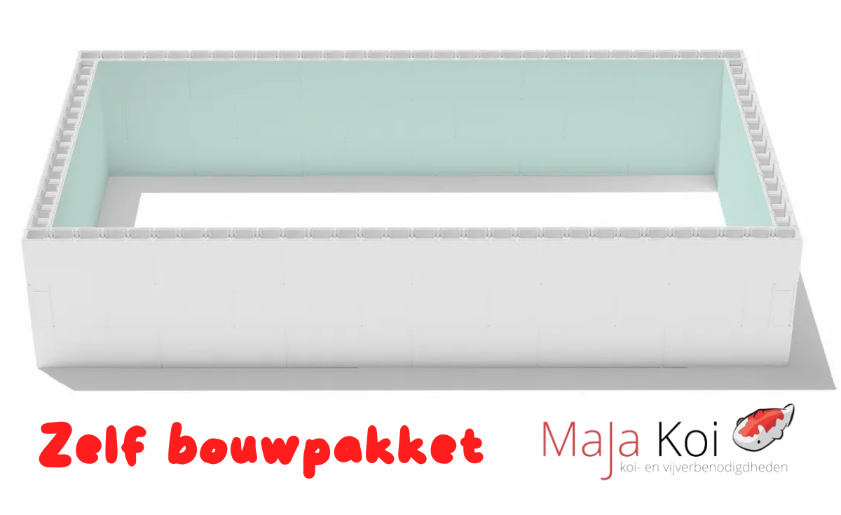 DIY pool kit made of high-density polystyrene blocks - 7.00 x 3.50 x 1.50m