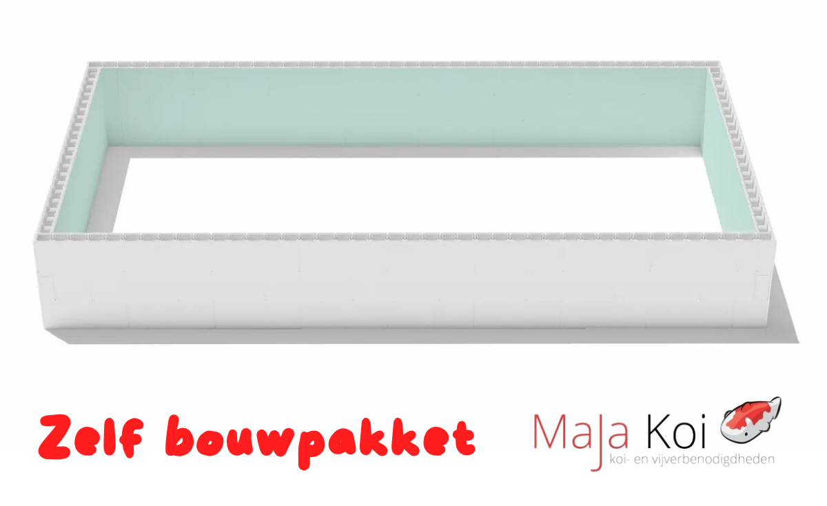 DIY pool kit made of high-density polystyrene blocks - 10.00 x 5.00 x 1.50m